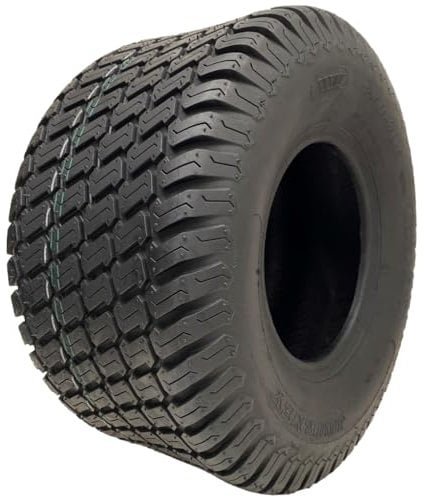 Parnells - 1 Pneu 18x9.50-8 pour Tondeuse à Gazon sans Chambre à Air, 6 Plis Wanda P332 Profondeur de Bande de Roulement 5 mm, Diamètre 465 mm, Largeur 223 mm, 599 kg Chacun à 36 Psi, Épaule Arrondie