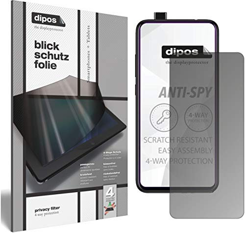 dipos I Protección de la Vista Compatible con Xiaomi Mi 9T Pro Protector de Pantalla Privacy