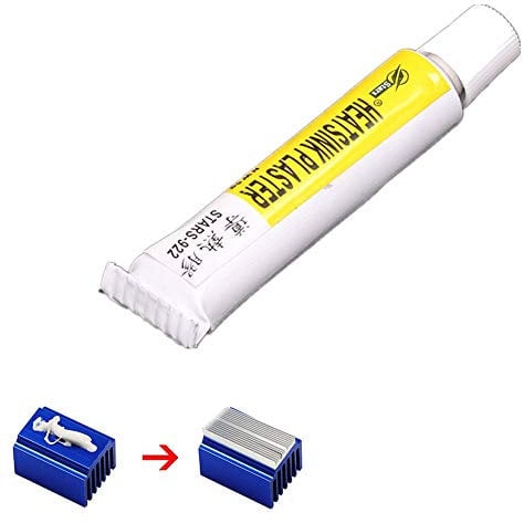 ExcLent 10Pcs Stars-922 Heatsink Plaster Cpu Thermal Conductive Glue With Strong Adhesive For 3D Printer