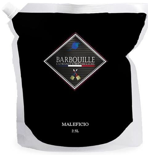 BARBOUILLE - Peinture Acrylique Maléficio - Effet Mat-Poudré - Peinture Mur & Plafond - Lessivable - Séchage En 30 min - COV A+ - Fabriquée En France - 2,5 L