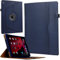 JYtrend Case for iPad 9th 8th 7th Generation, 360 Rotating Smart Cover Folio Stand with Pocket Auto Wake Up/Sleep for 2021 2020 2019 iPad 10.2 A2197 A2198 A2199 A2200 A2602 A2603 (Navy Blue)