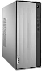 Lenovo IdeaCentre 5 Tower PC (Intel Core i7-10700 processor, 16 GB RAM, 512 GB SDD, Windows 10 Home 64, Wired Mouse and Keyboard) – Mineral Grey