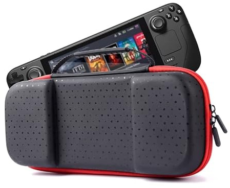N+B Hartschalen-Tragetasche Shell Reise-Aufbewahrungstasche Kompatibel mit Steam Deck Zubehör für Spielkonsolen-Controller-Taschen