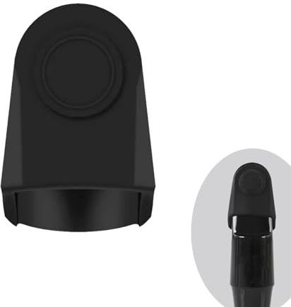 Silica Gel Mouthpiece Cap Durable Mouthpiece Protector for Clarinet/Alto Saxophone Sax Mouthpiece Protective Cap Middle Size(Black)