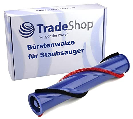 Trade-Shop 4-Speichen Hartwalze Bürstenrolle kompatibel mit Dyson V7 Absolute, V7 Animal, V7 Animal +, V7 Fluffy, V7 Motorhead, V7 Motorhead Extra