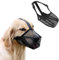 JEOPKO Mesh Dog Muzzle (Black, Size L) - Adjustable Straps for Medium Large Dogs, Prevents Biting, Chewing, Licking & Poisoned Bait Protection