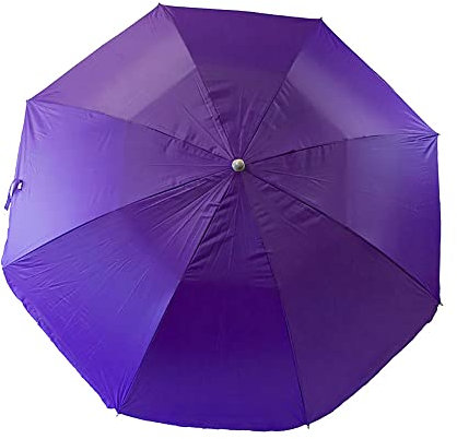 fondosub Sonnenschirm Strandschirm Nylon UV-Schutz 180 cm neigbar lila