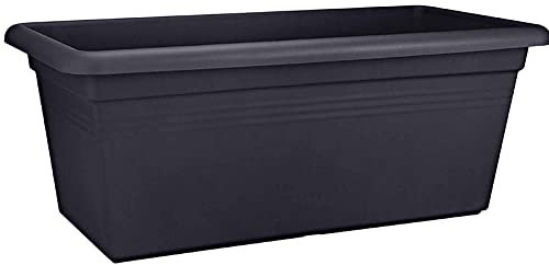 elho Blumentopf Green Basics Garden rechteckig schwarz - Außentopf