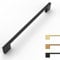 9BUILD 10 Pack 192mm Matte Black Cabinet Pulls and Handles for Kitchen, Drawer, Wardrobe - Zinc Alloy UK0035
