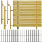 APACALI 20 Pack Gold Kitchen Cupboard Handles, 128mm Kitchen Door Handles, Stainless Steel Kitchen Cabinet Handles, Kitchen Handles for Cupboards, Drawer, Cabinet, Furniture Decoration