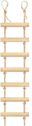 Strickleiter Wichtel, 15 x 4,5 cm Wichtel Leiter, Wichtel Zubehör Weihnachten, Wichtelleiter Elfen Leiter, Miniatur Deko Leiter für Wichtel Türdekoration, Weihnachtswichtel Zubehör