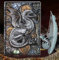 LaVenty DND Zubehör Dragon Tagebuch Stift Dragon Notebook DND Journal Notebook Geburtstag Fantasy Geschenk