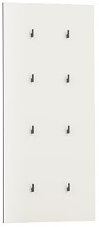Schildmeyer Alexa Hakenpaneel 157209, Cremebeige, 49 x 2,6 x 109 cm