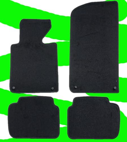 AUTOTEPPICH-STYLERS Q100+ Fußmatten Set passend für BMW E46 3er Limo Touring Coupe Matten Autoteppiche Passform