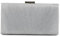 Michelle Moon - Pochette Donna Elegante Argento per Matrimoni e Feste | Clutch Argento con Tracolla | Borsetta Donna Elegante, Pochette e Clutch per Cerimonia | Piccola Borsa Donna Elegante da Sera