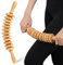 Roysmart Faszienrolle Holz, Massageroller Holz mit Griff, Anti Cellulite Massage Massagegerät, Faszienroll mit 12 Rollen, Faszienstab holz für Muskelentspannung, Körperformung, Gua Sha Massage, Buche