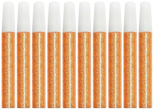 vohiko Glitter Glue Pens for Kids, Glitter Glue Pens Bulk 10 Colors Crafts Glitter Glue Rainbow Glue Stick Glitter Glue for Crafts Supplies for DIY Arts Projects Scrapbooking Cards