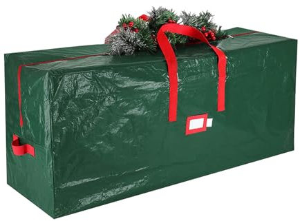 Bolsa De Almacenamiento Arbol De Navidad, Grande Bolsas Almacenaje Arbol Navidad, Oxford 600D Duradero Bolsa De Almacenamiento Con Cremallera Y Asas, Impermeable Caja Para Guardar Árbol De Navidad