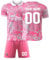 R. M. Fußball Trikot Kinder Personalisiert mit Eigenem Namen & Nummer Fussball Trikot Herren Jungen Fussballtrikot Set Fußball Jerseys Fussball Geschenke für Fußballfans #A13