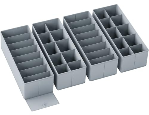 Yucch Schubladen Organizer 4er Set für IKEA MALM mit 36 Fächern
