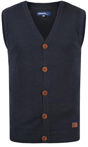 Blend BHLennardo Herren Pullunder Feinstrick Strickweste