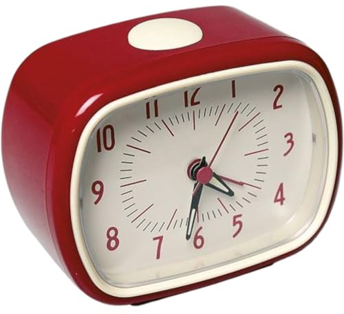 dotcomgiftshop Retro alarm clock - Red