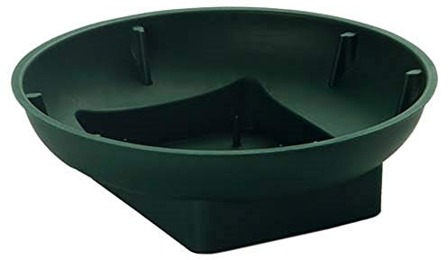 Floral Supply Online - Green Design Bowls for Flower Arrangements, Centerpieces, and Holiday Decorating. (6 Green, 12 Bowls)