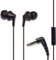 Panasonic, ErgoFit RP-TCM125-KA, Auriculares intraurales ergonómicos con cable, micrófono y controlador de llamadas, ajuste personalizado S, M y L, conector Jack de 3,5 mm para teléfonos y portátiles,