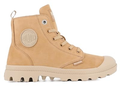 Palladium Damen Pampa Hi Zip Wool Sneaker Boots, Beige, 37.5 EU