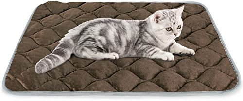 ULIGOTA Self Warming Cat Bed - Thermal Dog Crate Pad