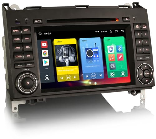 8-Kern Android 13 Autoradio für Mercedes-Benz A/B Klasse Sprinter Vito Viano GPS Navi Carplay DSP Bluetooth A2DP DVB-T2 WiFi DAB+ 4GB RAM+64GB ROM