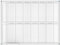 MAUL Planificador anual MAULstandard, pizarra blanca magnética + grabable, impresión 2 x 6 meses y días, 90 x 120 cm