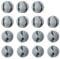 URAQT Organizador Cables Escritorio, 15pcs USB Clips de Cable Duraderos con Autoadhesivo Fuerte, Sujeta Cables Adhesivo, Cable Management para TV PC Laptop Cargador o Ratón Hogar Oficina (Gris)