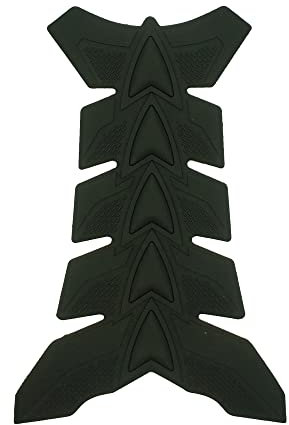 QIUMING Gummi Kraftstofftank Aufkleber Tankschutz Tankpad Tankaufkleber Motorcycle 3D Protector Sticker Gas Tank Pad Fisch Knochenschutz Aufkleber Motorrad 3D Gel Öl Gas Tank Pad Aufkleber Pad Dekor
