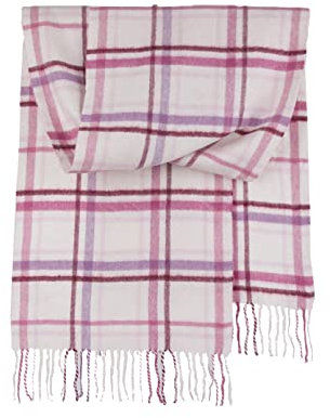 SEECOSY Schal aus 100% Kaschmir – karierter, karierter Tartan-warmer, weicher Schal, Geschenk für Männer und Frauen