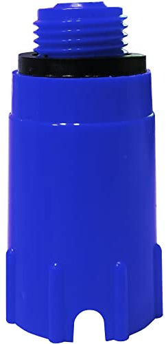 10pz Tappi prova impianto PP maschio 1/2 con O-ring colore blu per collaudo impianti idraulici