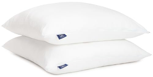 Fabsy kopfkissen 65x65 2er Set – Luxuriöses Weiches Kühlendes Kopfkissen - Bett Kissen - Atmungsaktive Polyesterkugel - Mikrofaserfüllung – allergiker Kissen – Kissen 65x65 - großes Kissen