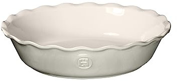 Emile Henry Kuchenform, 22,9 cm, Modern Classics Collection, Perlgrau