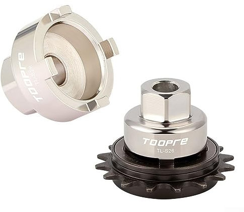 Fahrrad Vierkerbe Freilauf Single Speed Schwungrad Demontage Werkzeug Schraubenschlüssel Montagebuchse Schwungrad Demontage Werkzeug, Freilaufzahnkranzabzieher