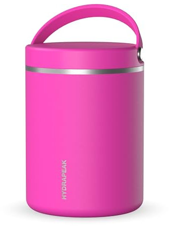 Hydrapeak Termo de acero inoxidable con aislamiento al vacío de 32 onzas, termo para niños para alimentos calientes y fríos, termo de sopa de boca ancha a prueba de fugas para adultos, 10 horas de