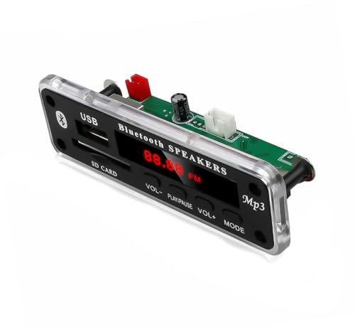 Decoding Board, Wireless Bluetooth DC 5-12V MP3 WMA Decoder FM AUX USB SD Audio Modul für Auto Musik Lautsprecher