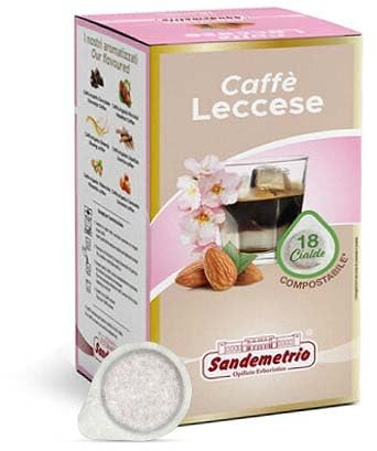 72 Cialde Filtro Carta Caffe Leccese al Gusto Mandorla Sandemetrio - L' Emporio del Caffè