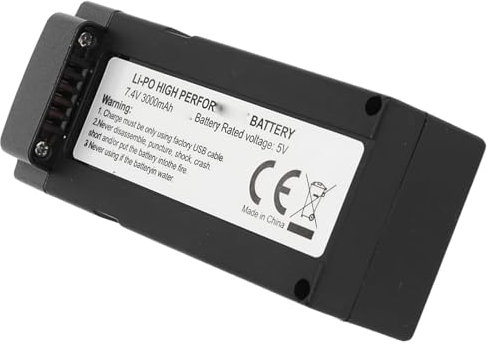Masyrt Drone Battery 7.4V 3000mah with Overcharge Protection, Short Circuit Protection, Premium Lithium Battery for L600 Drones, Drone Spare Lipo Battery