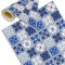 DECORA TU MUNDO - Alfombra Cocina Lavable Antideslizante - Hidraulica- Alfombra vinilica Cocina para Salon - Baño - Pasillo o Terraza - Vinilo Ideal para Exterior (Azul Cuadro Grande 160x120 cm)