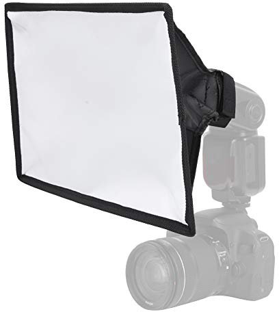 Flash Softbox, 20X30cm Speedlite Softbox Diffuser, Folding Portable Softbox Diffuser, Camera Speedlite Softbox for Camera Flash Light Speed Lights