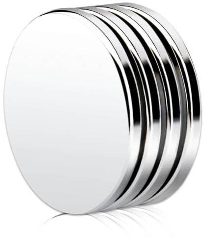30x3mm Super Strong Fridge Magnets, Large Neodymium Disc Magnets, Heavy Duty Crafts Magnet s, Round Rare Earth Magnet s for Crafts, DIY, Building, Billboard in Home, Office, Small Whiteboards
