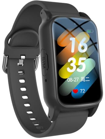 Vcyex Notrufuhren Für Senioren GPS Intelligentes Armband Senioren SOS Notruf Armband, Notfallknopf Für Senioren, GPS Tracker Smartwatch Mit Sturzerkennung,Geeignet Für Ältere Menschen