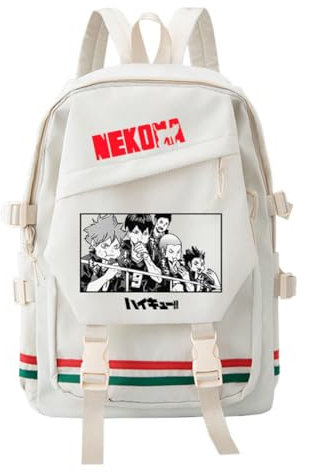 Xinchangda Shoyo Hinata Rucksack Kozume Kenma Rucksack Tobio Kageyama Schultaschen, Anime Kuroo Tetsurou Rucksack Laptop Große Kapazität Wasserabweisend Multi-Fach Daypack für Schule Arbeit Reisen