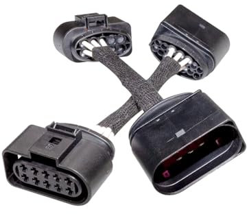 HZ-DESIGN Adapter Umrüstung Xenon auf Halogen Scheinwerfer Kabel passend für Golf 5 V