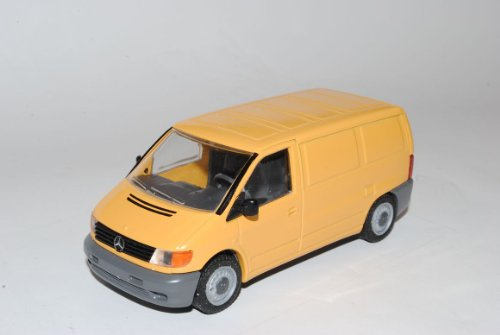 Mercedes-B Vito Transporter Kasten Gelb 1996-2003 W638 1/43 NZG Modell Auto